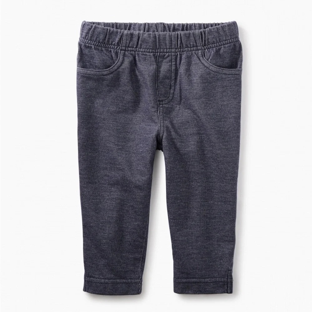 NWT Tea Collection pants indigo‎ Promenade pedal pushers size 5 years